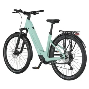 A Bicicleta Elétrica SCOTT Sub Sport 20 Wave tem Quadro em Alloy, Transmissão Shimano CUES 10 VL,  um motor Bosch Perf PX e uma bateria de 600 Wh.