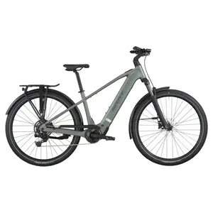 A Bicicleta Elétrica SCOTT Sub Sport 30 tem Quadro em Alloy, Transmissão Shimano CUES 9 VL,  um motor Bosch Perf PX e uma bateria de 540 Wh.
