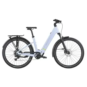 A Bicicleta Elétrica SCOTT Sub Sport 30 tem Quadro em Alloy, Transmissão Shimano CUES 9 VL,  um motor Bosch Perf PX e uma bateria de 540 Wh.