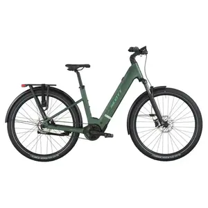 A Bicicleta Elétrica SCOTT Sub Tour 10 Wave tem Quadro em Alloy, um motor Bosch Perf PX  e uma bateria de 800 Wh.