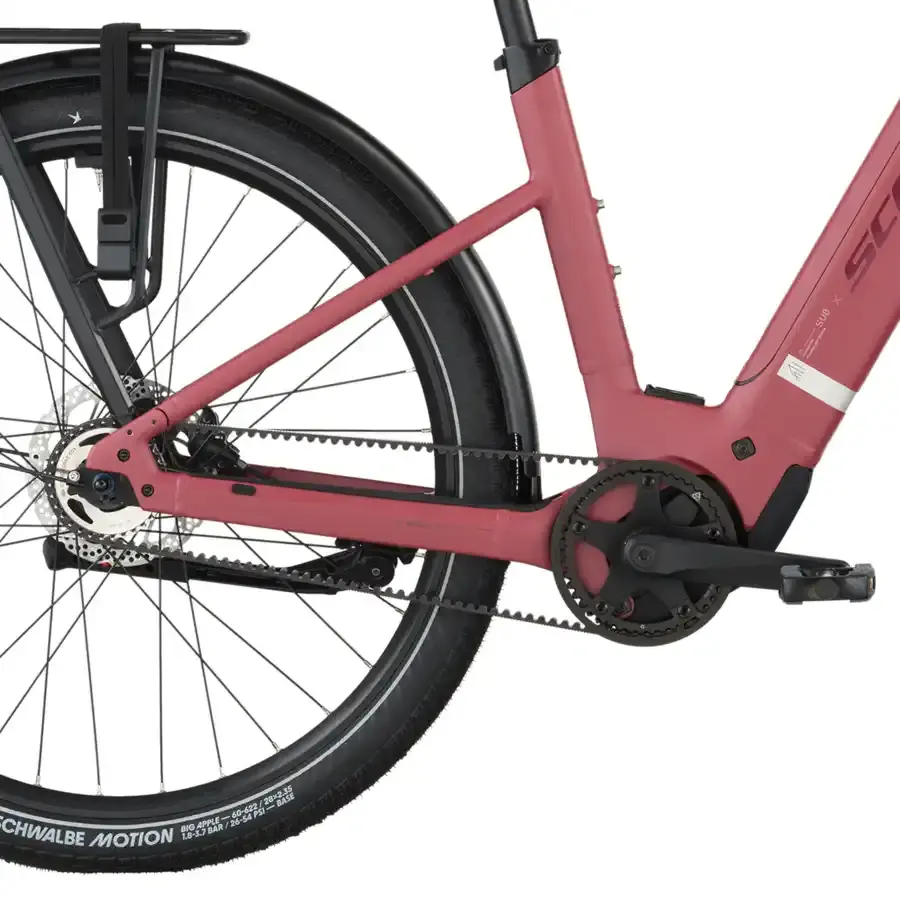 A Bicicleta Elétrica SCOTT Sub Tour 10 Wave tem Quadro em Alloy, um motor Bosch Perf PX  e uma bateria de 800 Wh.