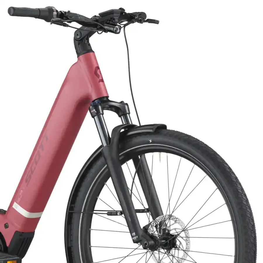 A Bicicleta Elétrica SCOTT Sub Tour 10 Wave tem Quadro em Alloy, um motor Bosch Perf PX  e uma bateria de 800 Wh.