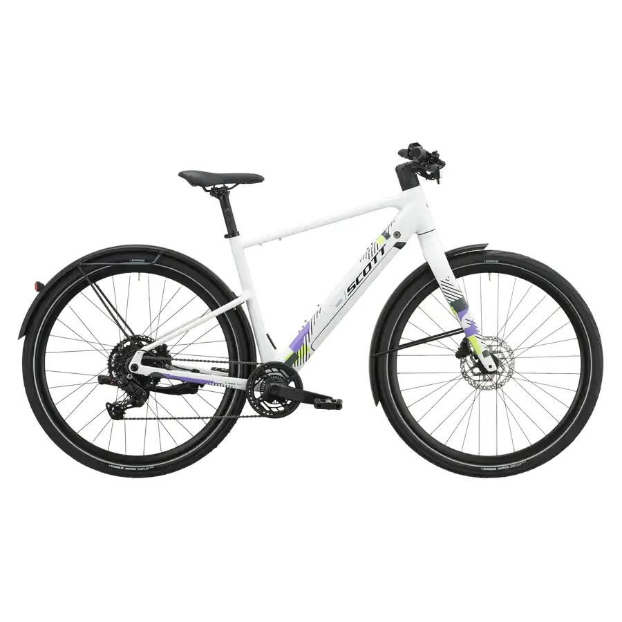 BICICLETA ELÉTRICA SCOTT SWEEP 10 SCOTT SWEEP 10: urbana rápida para tornar deslocações curtas mais leves e agradáveis, com agilidade e fluidez. Condução natural e vontade de pedalar mais.