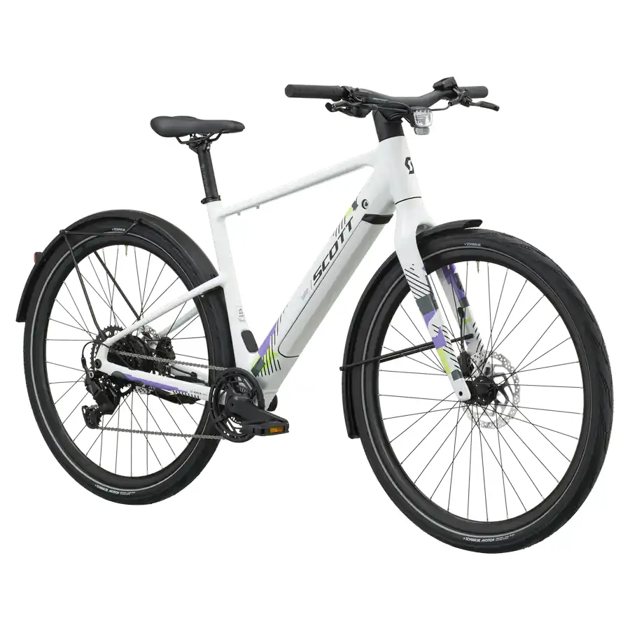 BICICLETA ELÉTRICA SCOTT SWEEP 10 SCOTT SWEEP 10: urbana rápida para tornar deslocações curtas mais leves e agradáveis, com agilidade e fluidez. Condução natural e vontade de pedalar mais.