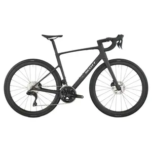 A Bicicleta SCOTT Addict 30 tem Quadro Addict RC em Carbono HMF e Transmissão Shimano 105 Di2 Disc 24 VL.