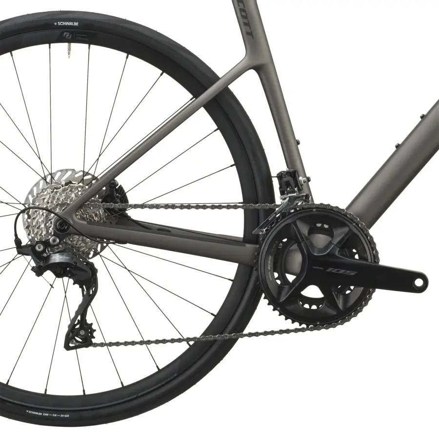 BICICLETA SCOTT ADDICT 50 Bicicleta SCOTT Addict 50 com quadro Addict Carbono HMF e forqueta Addict Carbono HMF. Ideal para estrada, com desempenho, conforto e controlo SCOTT MY26.