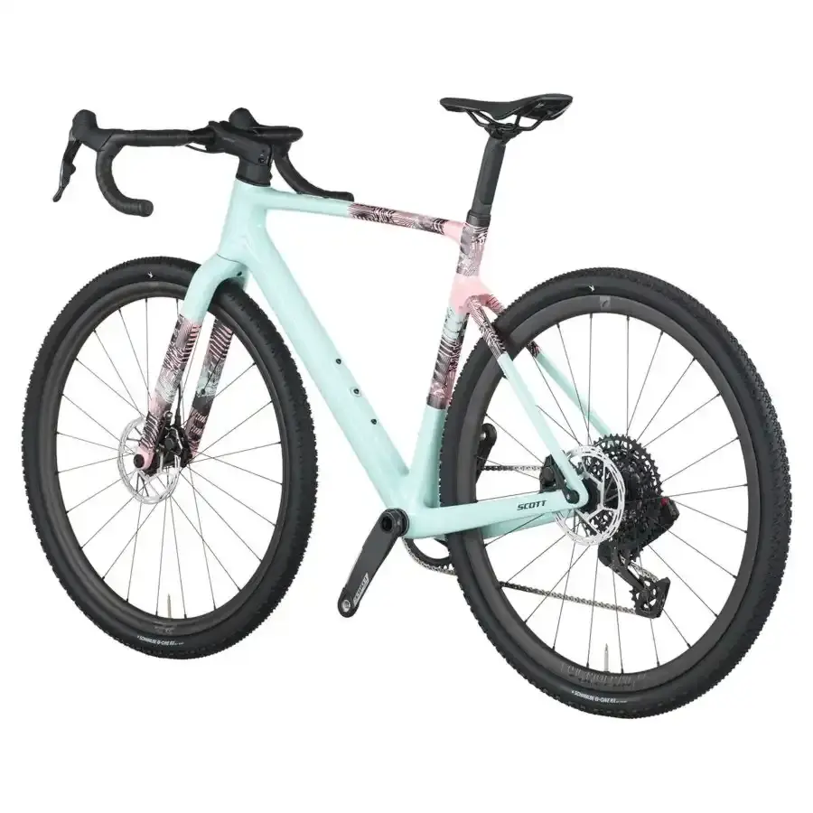 Com a Bicicleta SCOTT Addict Gravel 10 chega rápido à meta, com Quadro em Carbono HMF e Transmissão SRAM FORCE XPLR AXS Disc 13 VL.