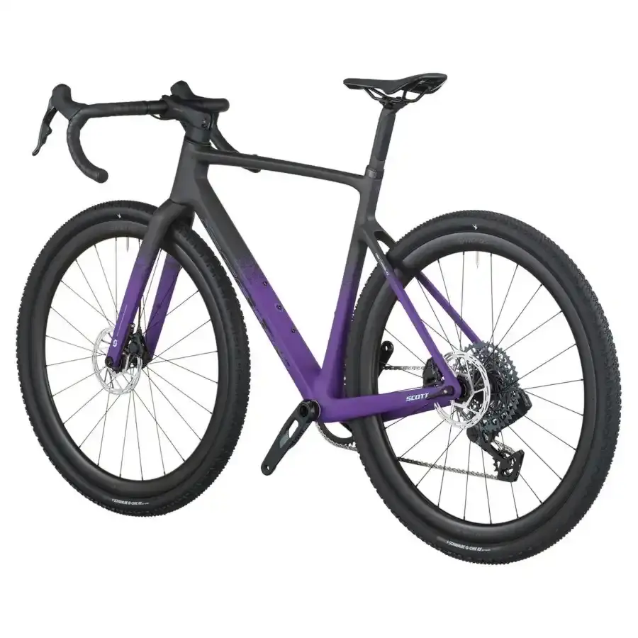 Com a Bicicleta SCOTT Addict Gravel 20 chega rápido à meta, com Quadro em Carbono HMF e Transmissão SRAM RIVAL XPLR AXS Disc 13 VL.