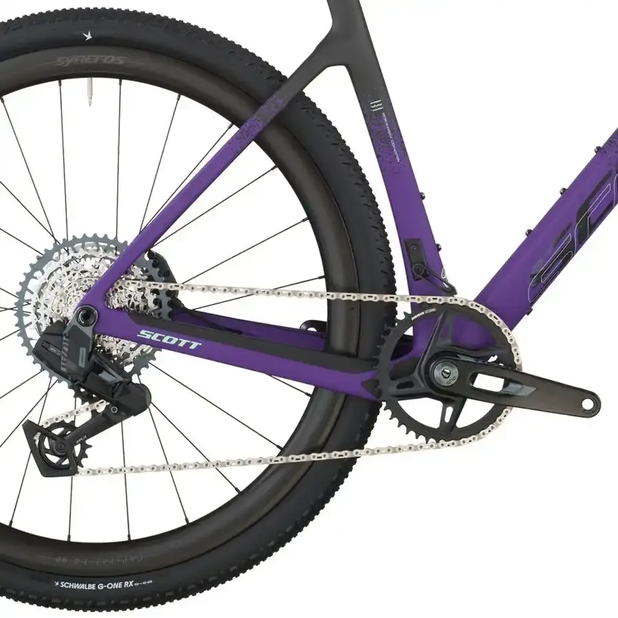 Com a Bicicleta SCOTT Addict Gravel 20 chega rápido à meta, com Quadro em Carbono HMF e Transmissão SRAM RIVAL XPLR AXS Disc 13 VL.