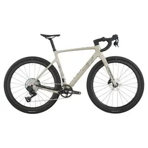 Com a Bicicleta SCOTT Addict Gravel 20 chega rápido à meta, com Quadro em Carbono HMF e Transmissão SRAM RIVAL XPLR AXS Disc 13 VL.