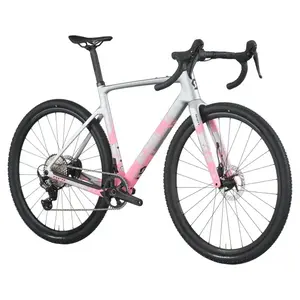 Com a Bicicleta SCOTT Addict Gravel 30 chega rápido à meta, com Quadro em Carbono HMF e Transmissão Shimano GRX RD-RX822 GS 12 VL.