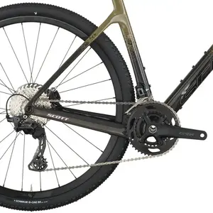 Com a Bicicleta SCOTT Addict Gravel 40 chega rápido à meta, com Quadro em Carbono HMF e Transmissão Shimano GRX RD-RX820 24 VL.