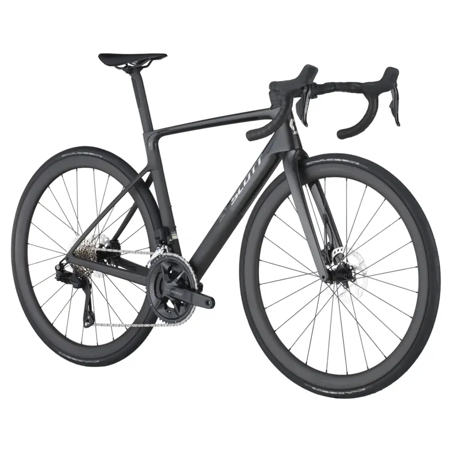 A Bicicleta SCOTT Addict RC 30 eleva o desempenho com o seu Quadro Addict RC em Carbono HMX e Transmissão Shimano 105 Di2 Disc 24 VL.