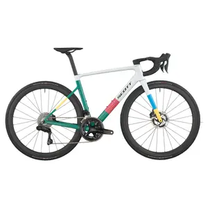 A Bicicleta SCOTT Addict RC Pro eleva o desempenho com o seu Quadro Addict RC em Carbono HMX e Transmissão Shimano Dura-Ace Di2 Disc 24 VL.