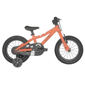 A Bicicleta SCOTT Contessa 14 para crianças a partir de 90 cm, Rodas de 14” e é perfeita com rodas de treino.