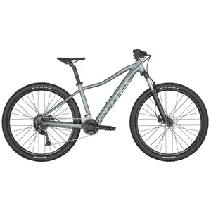 A Bicicleta SCOTT Contessa Active 40 Blue tem quadro em Alumínio, Forqueta Suntour XCT30-HLO e Shimano Altus 18VL.
