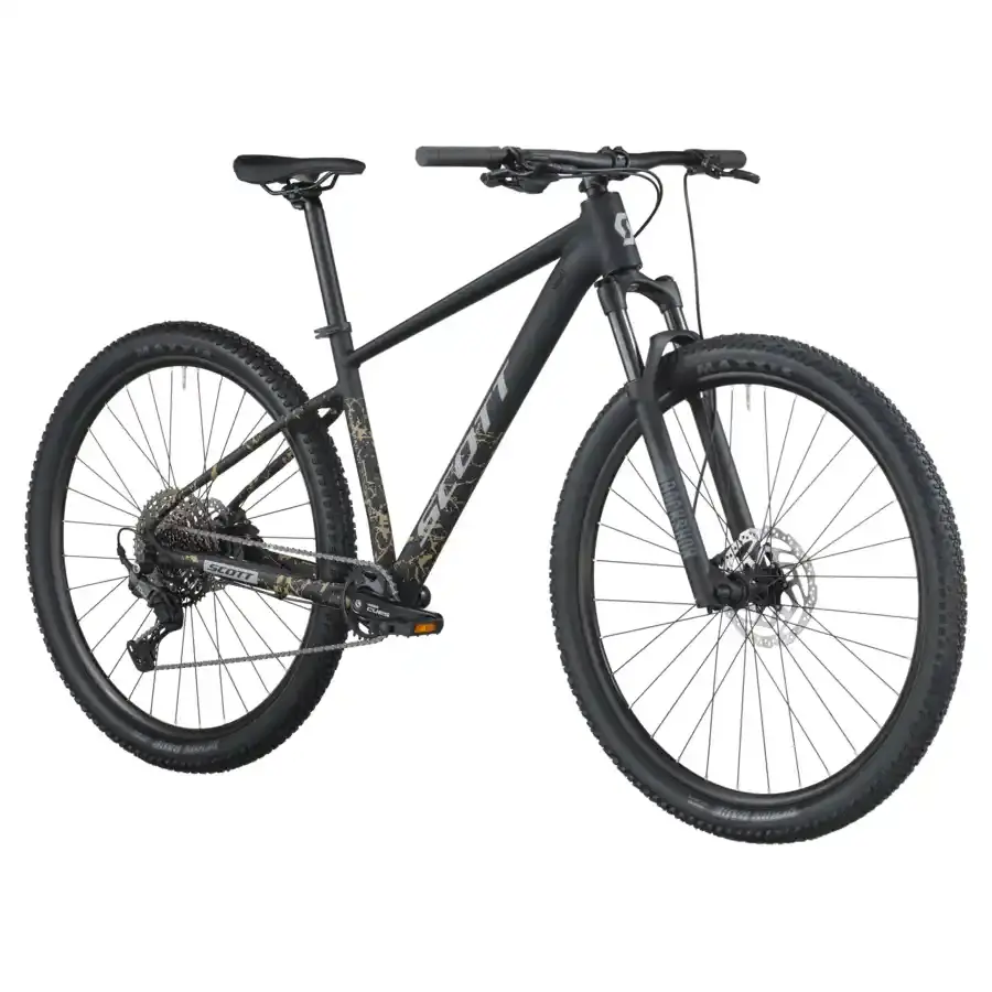 A Bicicleta SCOTT Contrail 10 tem RockShox Judy Silver TK, Quadro em Alloy e transmissão Shimano CUES 11 VL.