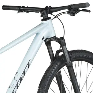 A Bicicleta SCOTT Contrail 10 tem RockShox Judy Silver TK, Quadro em Alloy e transmissão Shimano CUES 11 VL.