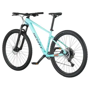 A Bicicleta SCOTT Contrail 20 tem Suntour XCT30-HLO, Quadro em Alloy e transmissão Shimano CUES 11 VL.