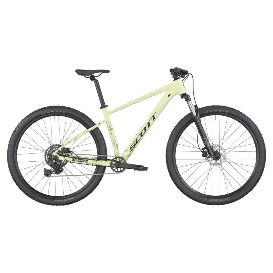 A Bicicleta SCOTT Contrail 30 tem Suntour XCE28, Quadro em Alloy e transmissão Shimano CUES 9 VL.