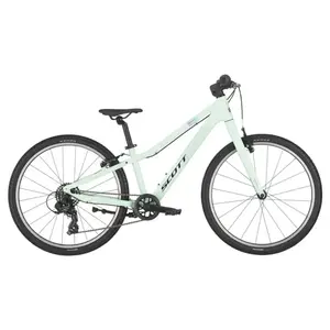 A Bicicleta SCOTT Contrail 400 tem Quadro Alumínio / Geometria para crianças,  Shimano de 7VL,Tektro V-Brake e alavanca específica para criança.