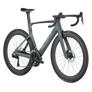 A Bicicleta SCOTT Foil RC 20 tem Quadro em Carbono HMX e transmissão  Shimano 105 Di2 24 VL.