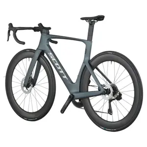 A Bicicleta SCOTT Foil RC 20 tem Quadro em Carbono HMX e transmissão  Shimano 105 Di2 24 VL.
