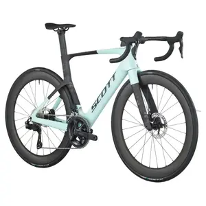 A Bicicleta SCOTT Foil RC 20 tem Quadro em Carbono HMX e transmissão  Shimano 105 Di2 24 VL.
