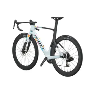 BICICLETA SCOTT FOIL RC TEAM REPLICA A bicicleta Foil RC Team Replica tem Quadro em Carbono HMX, Forqueta em Carbono HMX e Espigão Syncros Duncan SL Aero CFT em Carbono.