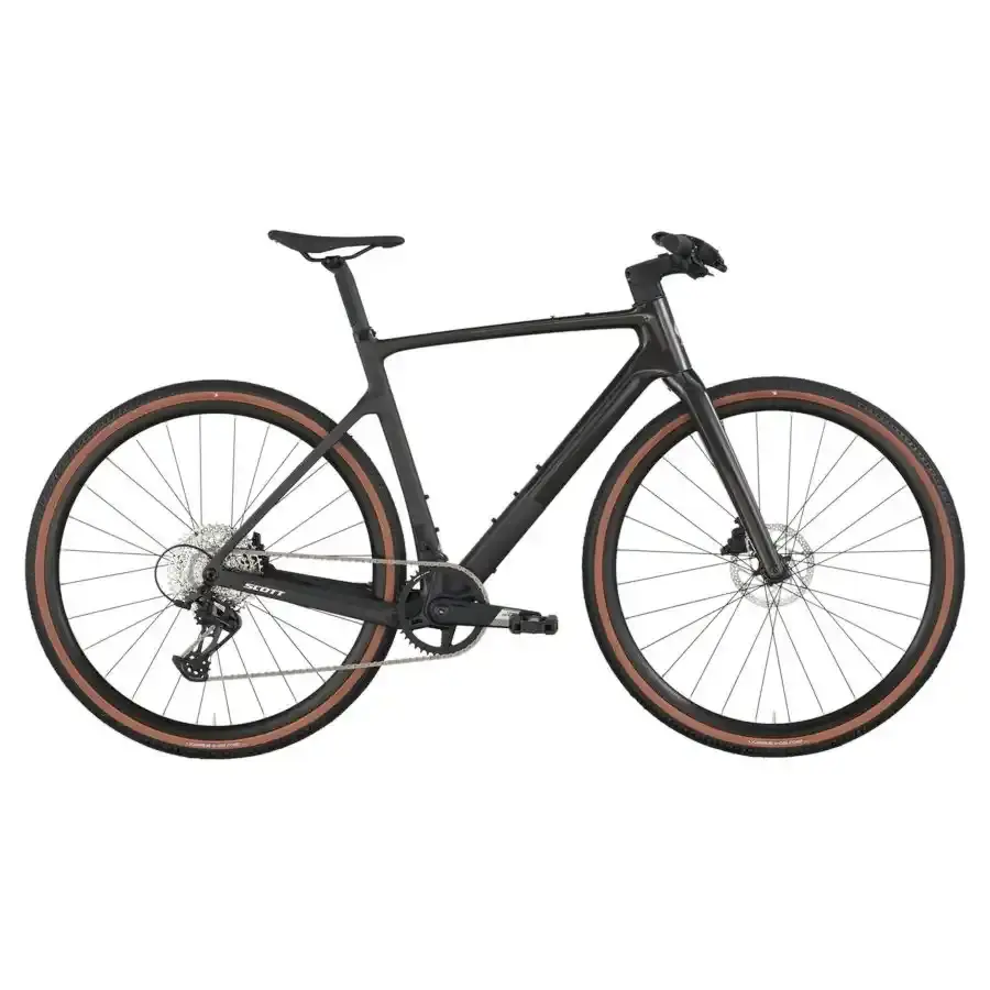 A Bicicleta SCOTT Metrix 10 vem equipada com Quadro em Carbono, Forqueta em Carbono e transmissão SRAM APEX 1x12 VL.