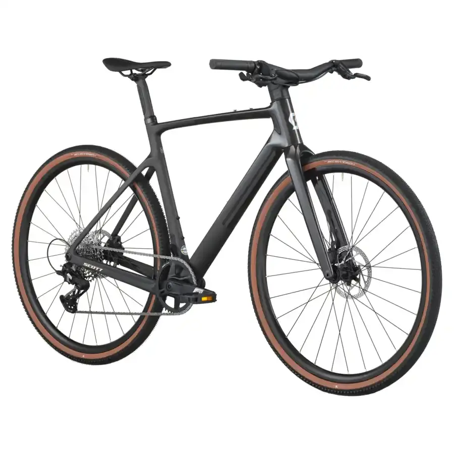 A Bicicleta SCOTT Metrix 10 vem equipada com Quadro em Carbono, Forqueta em Carbono e transmissão SRAM APEX 1x12 VL.