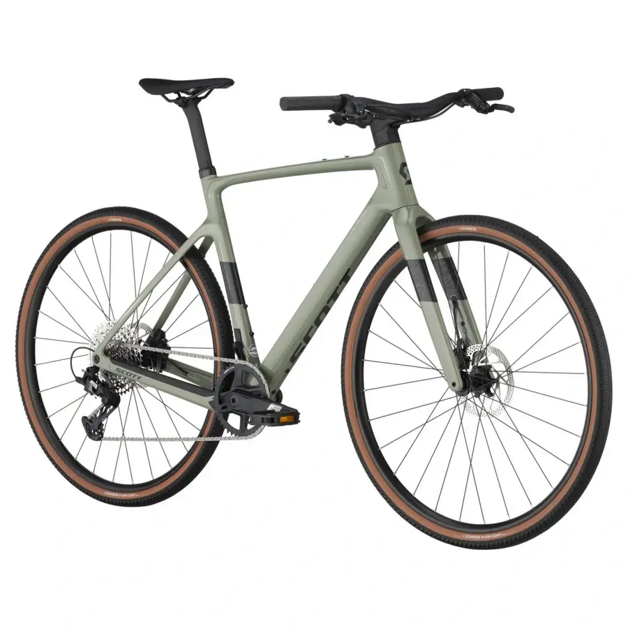 A Bicicleta SCOTT Metrix 10, com quadro em carbono, cabos integrados e componentes topo de gama, é ideal para deslocações diárias e montanhas.