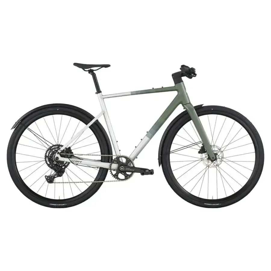 A Bicicleta  SCOTT Metrix 30 EQ é ideal para deslocações diárias e montanhas, vem equipada com Forqueta em Carbono e transmissão Shimano CUES 1x9 VL.