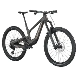 A Bicicleta SCOTT Ransom 910 tem Quadro Carbono HMF-Alloy, RockShox Zeb Select+ e SRAM S1000 AXS 12 VL.