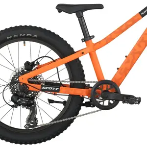 A Bicicleta SCOTT Roxter 200, com quadro compacto, rodas de 20", SunRace CSM40 11-34T de 8VL e Tektro HD-M276 Disc. Hidráulico.