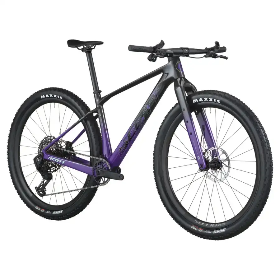A Bicicleta SCOTT Gravel 10 tem Quadro Scale em Carbono HMF e transmissão SRAM S1000 AXS 12 VL.
