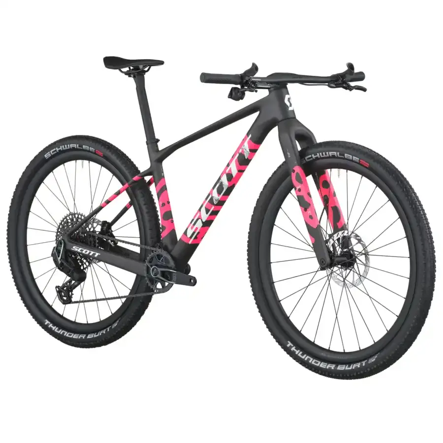 A Bicicleta SCOTT Gravel RC tem Quadro Addict Gravel em Carbono HMX e transmissão SRAM RED XPLR AXS Disc 13 VL.
