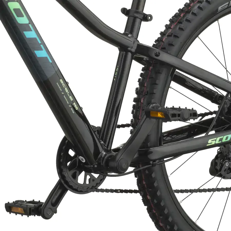 BICICLETA SCOTT SCALE PRO 400 SCOTT SCALE PRO 400: BTT hardtail com foco em eficiência e confiança, para rolar depressa, descobrir trilhos e manter a experiência simples. Com prazer.
