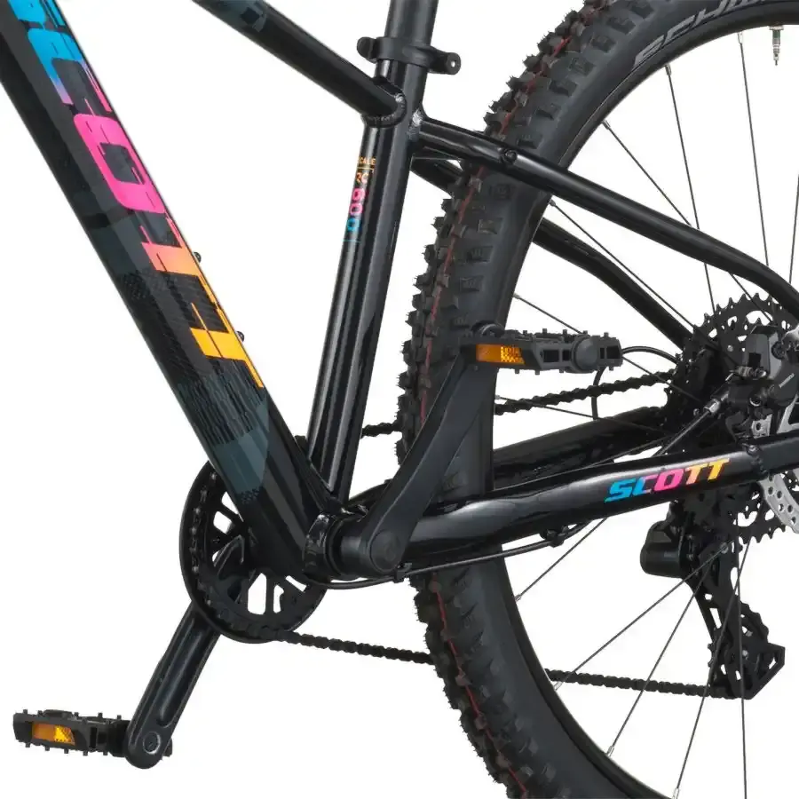 A Bicicleta SCOTT Scale RC 600 tem Quadro KIDS26 em Alumínio, rodas 26", Microshift ADVENT H-Series 9VL e Shimano BR-MT410.