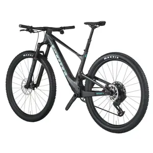 A Bicicleta SCOTT Spark RC Team tem RockShox SID 3P, Quadro em Carbono HMF e transmissão SRAM S1000 AXS 12 VL.