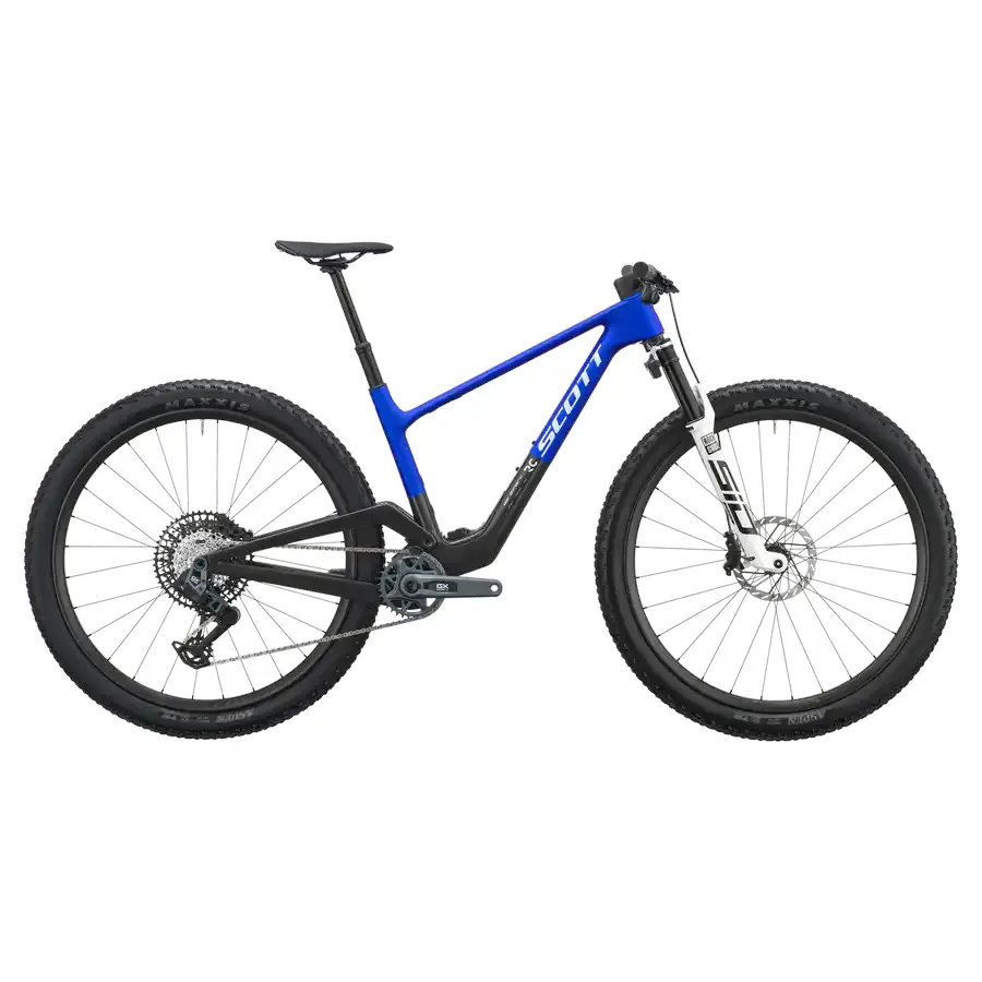 A SCOTT Spark RC Team Issue traz o quadro Carbono HMF Gen5, a RockShox Flight Attendant e SRAM GX AXS 12 VL. Descobre a tua parceira ideal de corrida.