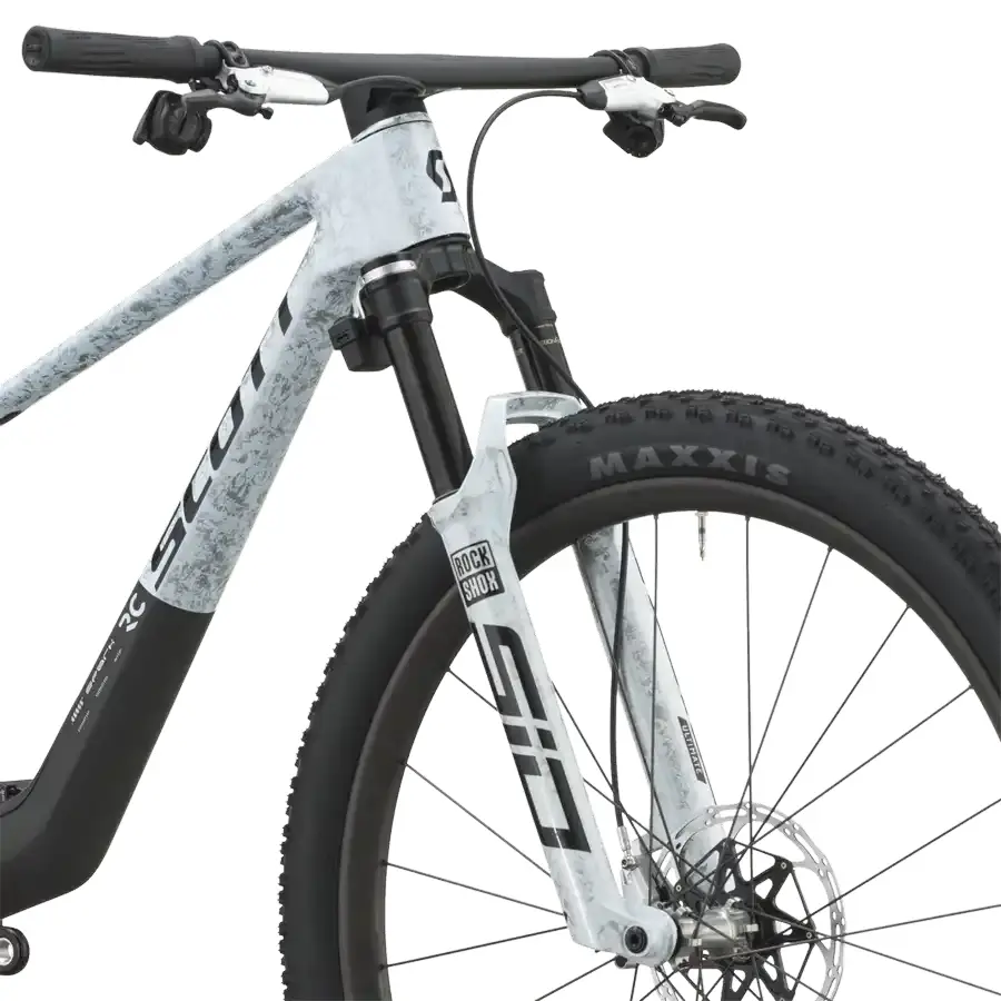 BICICLETA SCOTT SPARK RC WORLD CUP EVO SCOTT SPARK RC WORLD CUP EVO: Spark RC HMX Carbon Gen5, RockShox SID Ultimate Flight Attendant, SRAM XX SL Eagle AXS Transmission 12 Speed e Syncros Silverton C