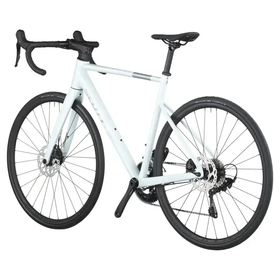 A Bicicleta SCOTT Speedster 10 tem Quadro em Alumínio, Forqueta Speedster Disc em Carbono e Shimano 105 de 24VL.
