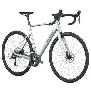 A Bicicleta SCOTT Speedster 20 tem Forqueta Speedster Disc Carbono e Shimano Tiagra Disc 20 VL.