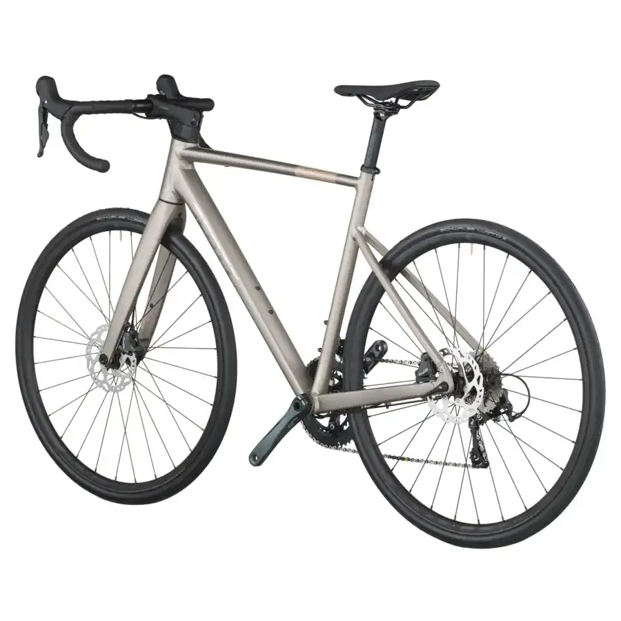 A Bicicleta SCOTT Speedster 20 tem Forqueta Speedster Disc Carbono e Shimano Tiagra Disc 20 VL.