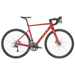 A Bicicleta SCOTT Speedster 30 tem Quadro em Alumínio, Forqueta Speedster Disc em Carbono e Shimano Sora de 18VL.