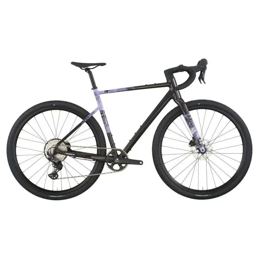 A Bicicleta SCOTT Speedster Gravel 10 tem Forqueta Speedster Gravel Carbono e Shimano GRX RX822/610 12 VL.