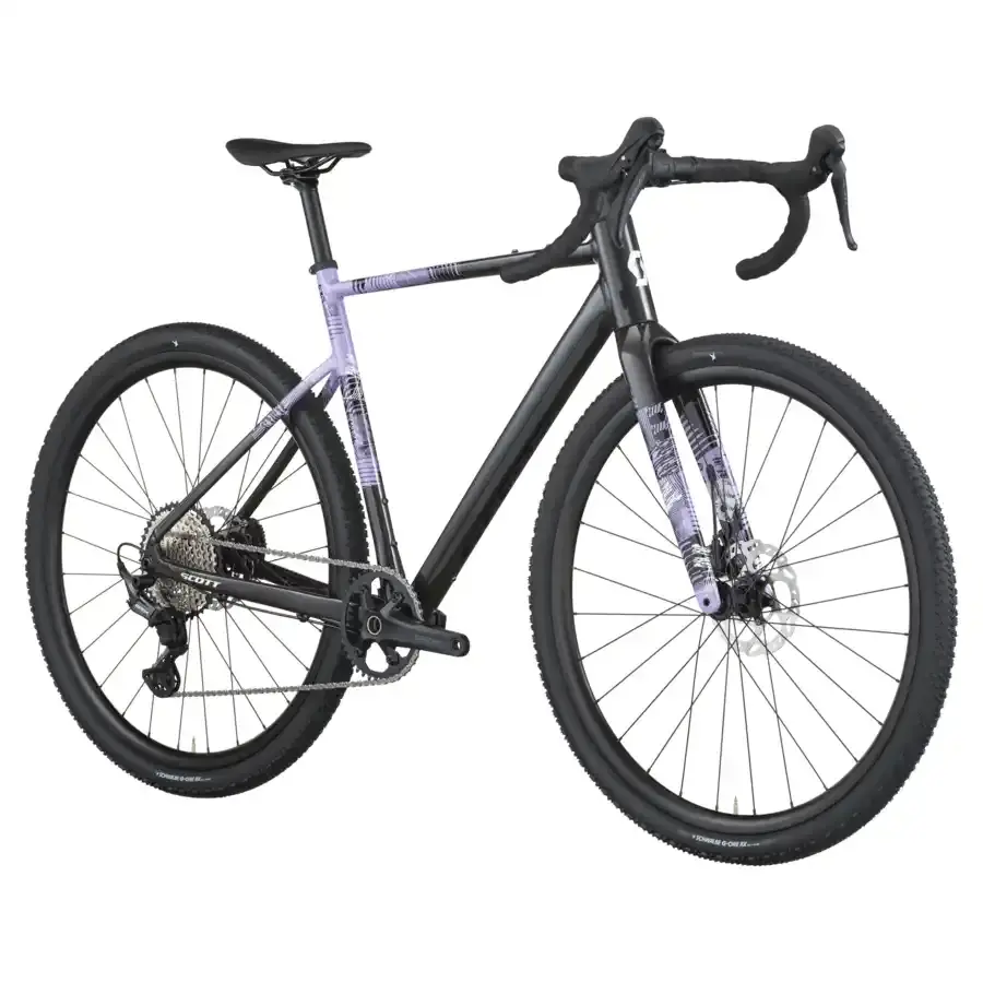 A Bicicleta SCOTT Speedster Gravel 10 tem Forqueta Speedster Gravel Carbono e Shimano GRX RX822/610 12 VL.