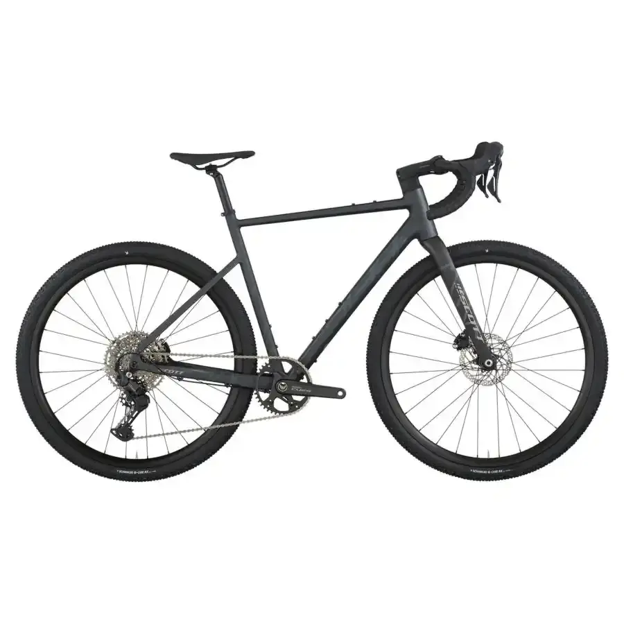 A Bicicleta SCOTT Speedster Gravel 30 tem Forqueta Speedster Gravel Carbono e Shimano CUES 6000 Disc 10 VL.
