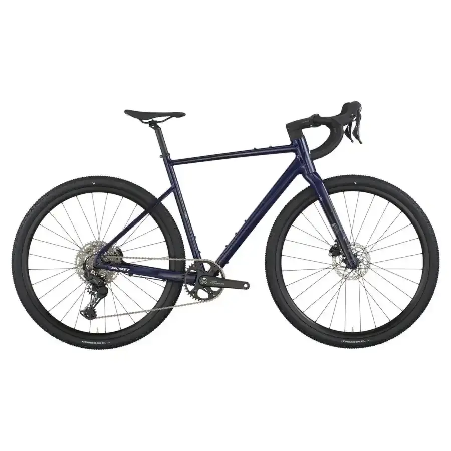 A Bicicleta SCOTT Speedster Gravel 30 tem Forqueta Speedster Gravel Carbono e Shimano CUES 6000 Disc 10 VL.